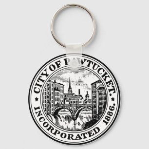Seal of Pawtucket, Rhode Island Keychain