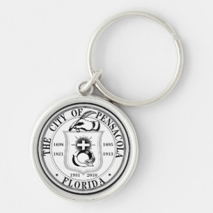 Seal of Pensacola, Florida Key Ring