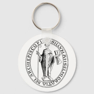 Seal of Saint Anselm of Canterbury Key Ring