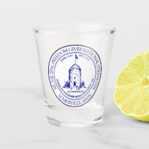 Seal of Somerville, Massachusetts Shot Glass