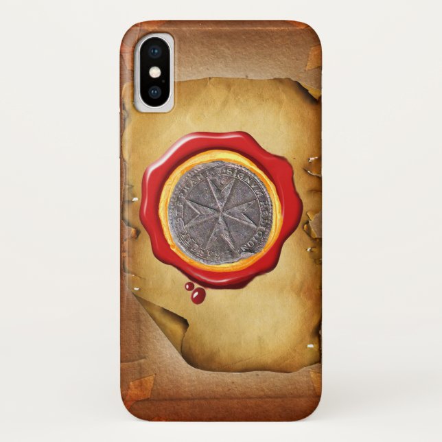 Seal of St. Stephen Tuscany Medici WAX parchment Case-Mate iPhone Case (Back)