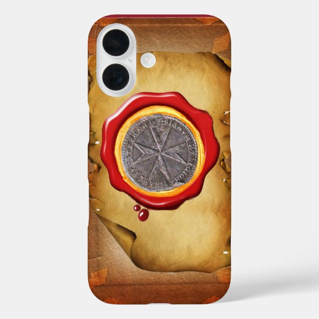 Seal of St. Stephen Tuscany Medici WAX parchment Case-Mate iPhone Case (Back)