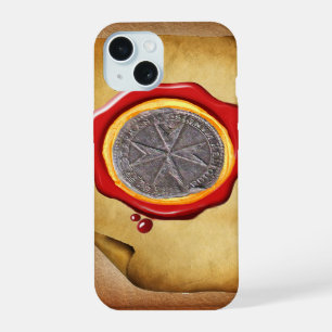 Seal of St. Stephen Tuscany Medici WAX parchment iPhone 15 Case