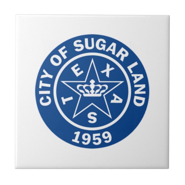 Seal of Sugar Land (Texas) Tile (Front)