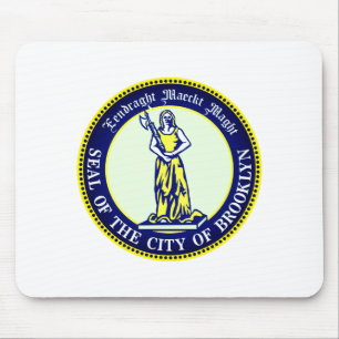 Seal Of The Borough Of Brooklyn New York _1  Mouse Pad