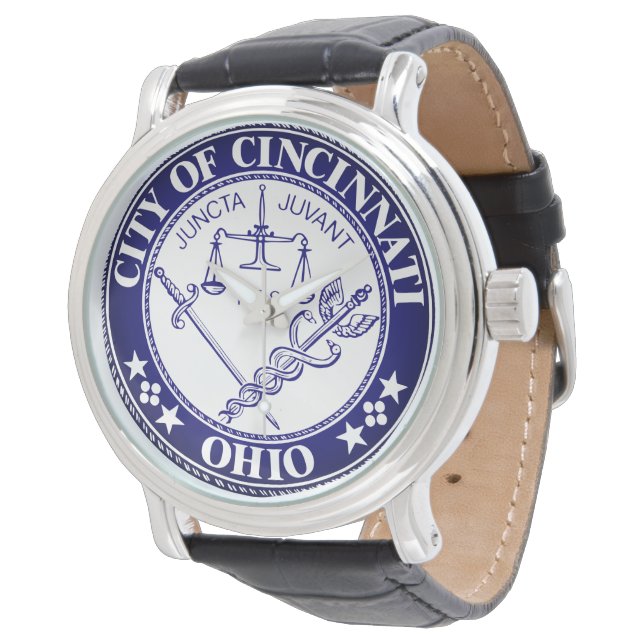 Seal of the City of Cincinnati, Ohio Watch (Angled)
