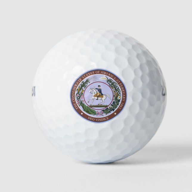 SEAL of the CONFEDERACY Golf Balls (Front)