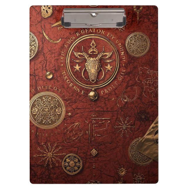 Seal of the Hidden Order Clipboard (Front)