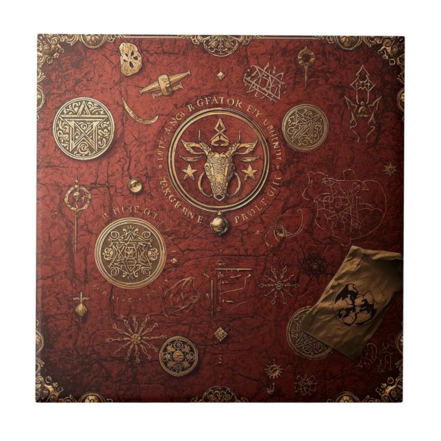 Seal of the Hidden Order Tile (Front)