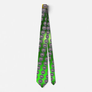SEAL OF THE KNIGHTS TEMPLAR gem green Tie