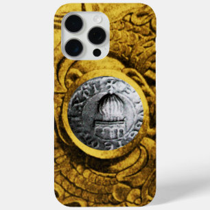 SEAL OF THE KNIGHTS TEMPLAR gold yellow iPhone 15 Pro Max Case