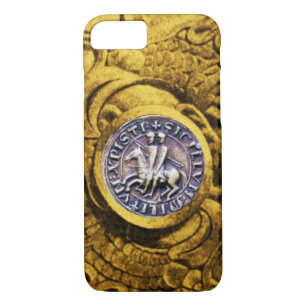 SEAL OF THE KNIGHTS TEMPLAR gold yellow Case-Mate iPhone Case