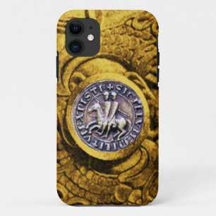 SEAL OF THE KNIGHTS TEMPLAR gold yellow Case-Mate iPhone Case