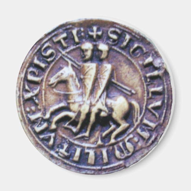 SEAL OF THE KNIGHTS TEMPLAR MAGNET (Front)