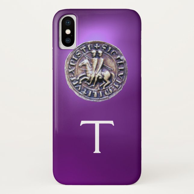 SEAL OF THE KNIGHTS TEMPLAR MONOGRAM Case-Mate iPhone CASE (Back)