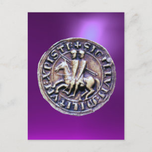 SEAL OF THE KNIGHTS TEMPLAR POSTCARD