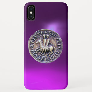 SEAL OF THE KNIGHTS TEMPLAR purple Case-Mate iPhone Case