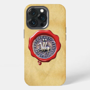 SEAL OF THE KNIGHTS TEMPLAR wax parchment iPhone 13 Pro Case