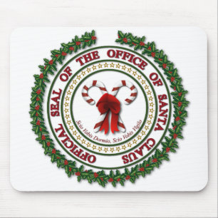 Seal of the Office of Santa Claus Mousepad