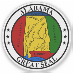 Seal of the state of Alabama, USA