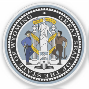 Seal of the state of Wyoming, USA