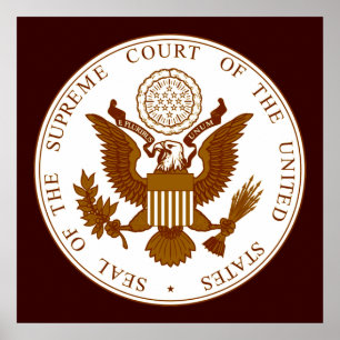 Seal Of The United States Supreme Court Poster