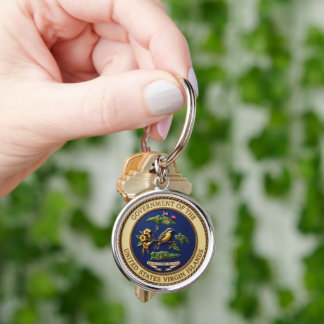 Seal of the United States Virgin Islands Key Ring