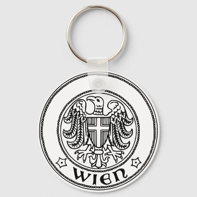 Seal of Vienna, AUSTRIA Key Ring (Front)