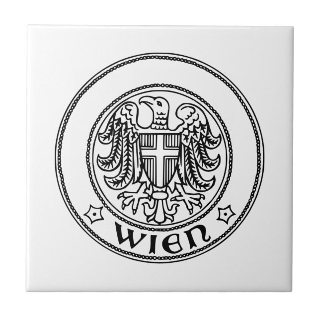 Seal of Vienna, AUSTRIA Tile (Front)