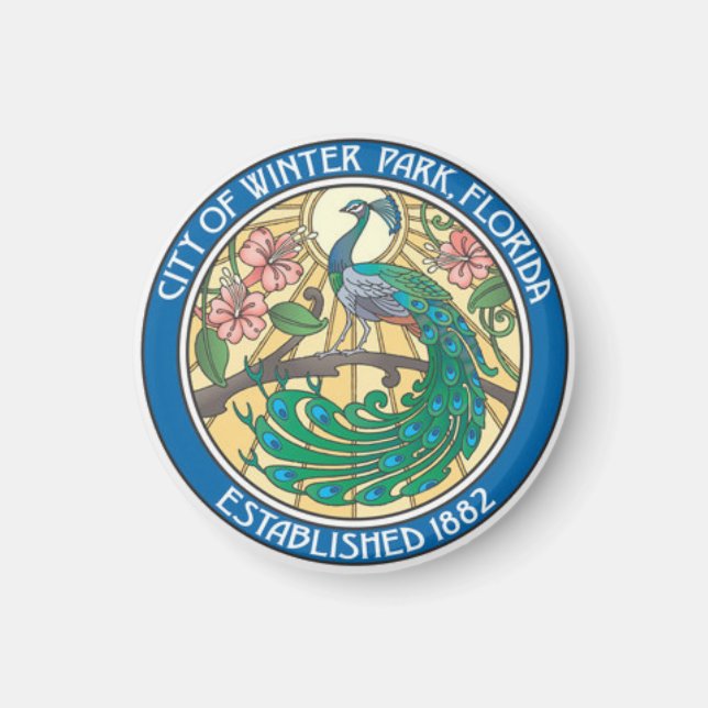 Seal of Winter Park, Florida Magnet (Front)