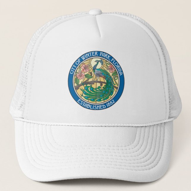 Seal of Winter Park, Florida Trucker Hat (Front)