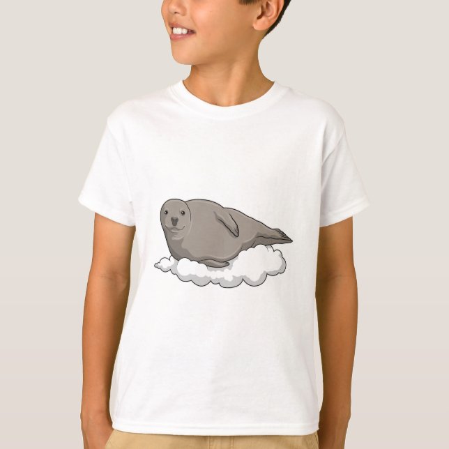 Seal on Clouds T-Shirt (Front)