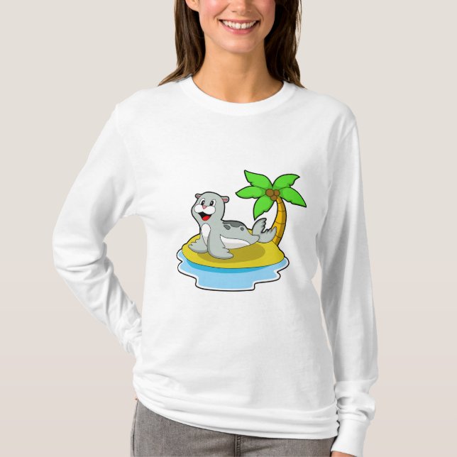 Seal on Island T-Shirt (Front)