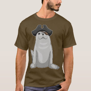 Seal Pirate Eye patch T-Shirt
