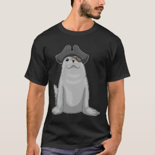 Seal Pirate Eye patch T-Shirt