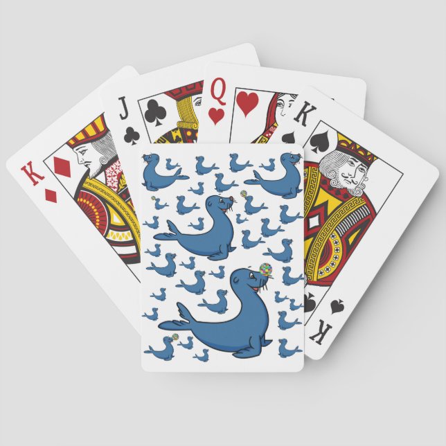 Seal Playing Card Deck (Back)