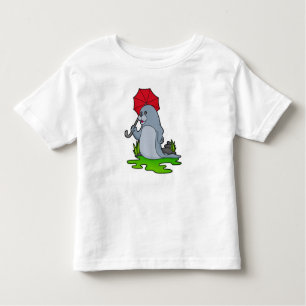 Seal Raining Umbrella Toddler T-Shirt