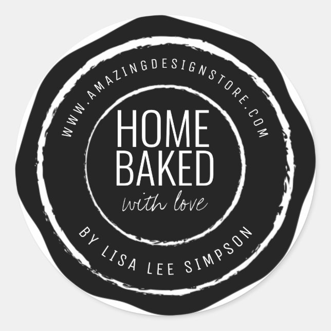 Seal Stamp Home Baked Rustic (Front)