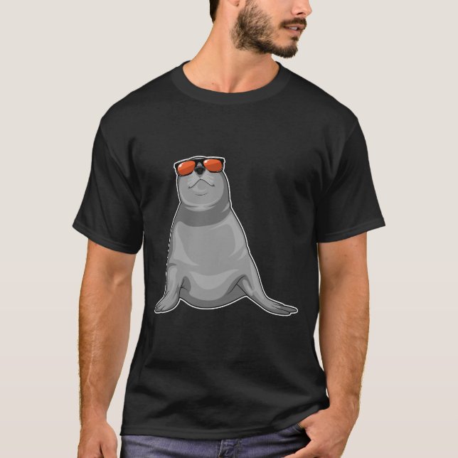 Seal Sunglasses T-Shirt (Front)