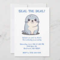 Seal the Deal Kids Birthday