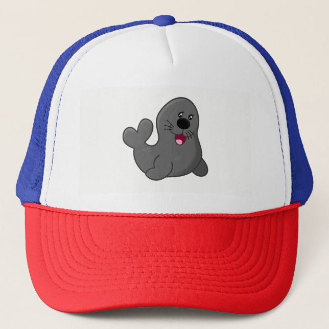 Seal Trucker Hat (Front)