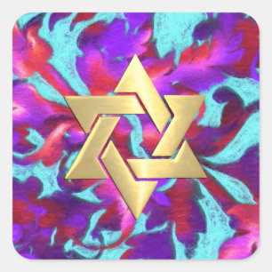 Seal Turquoise Red Purple Bold Chalk