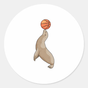 Seal with Basketball