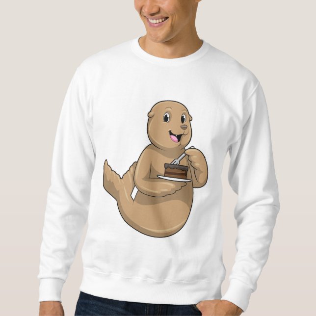 Seal with Cake Sweatshirt (Front)
