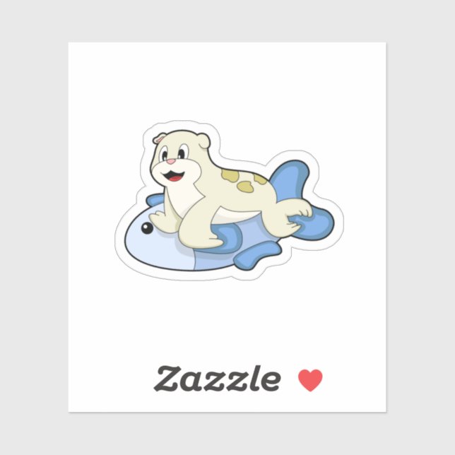 Seal with Fish (Sheet)