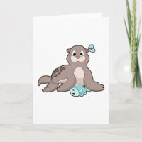 Seal with Fish