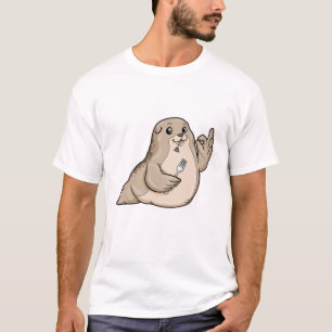 Seal with Fish & Fork T-Shirt