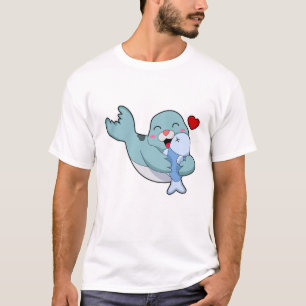 Seal with Fish T-Shirt