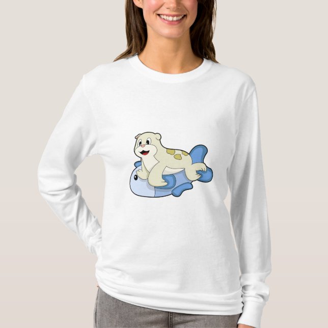 Seal with Fish T-Shirt (Front)