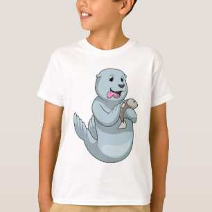 Seal with Fish T-Shirt